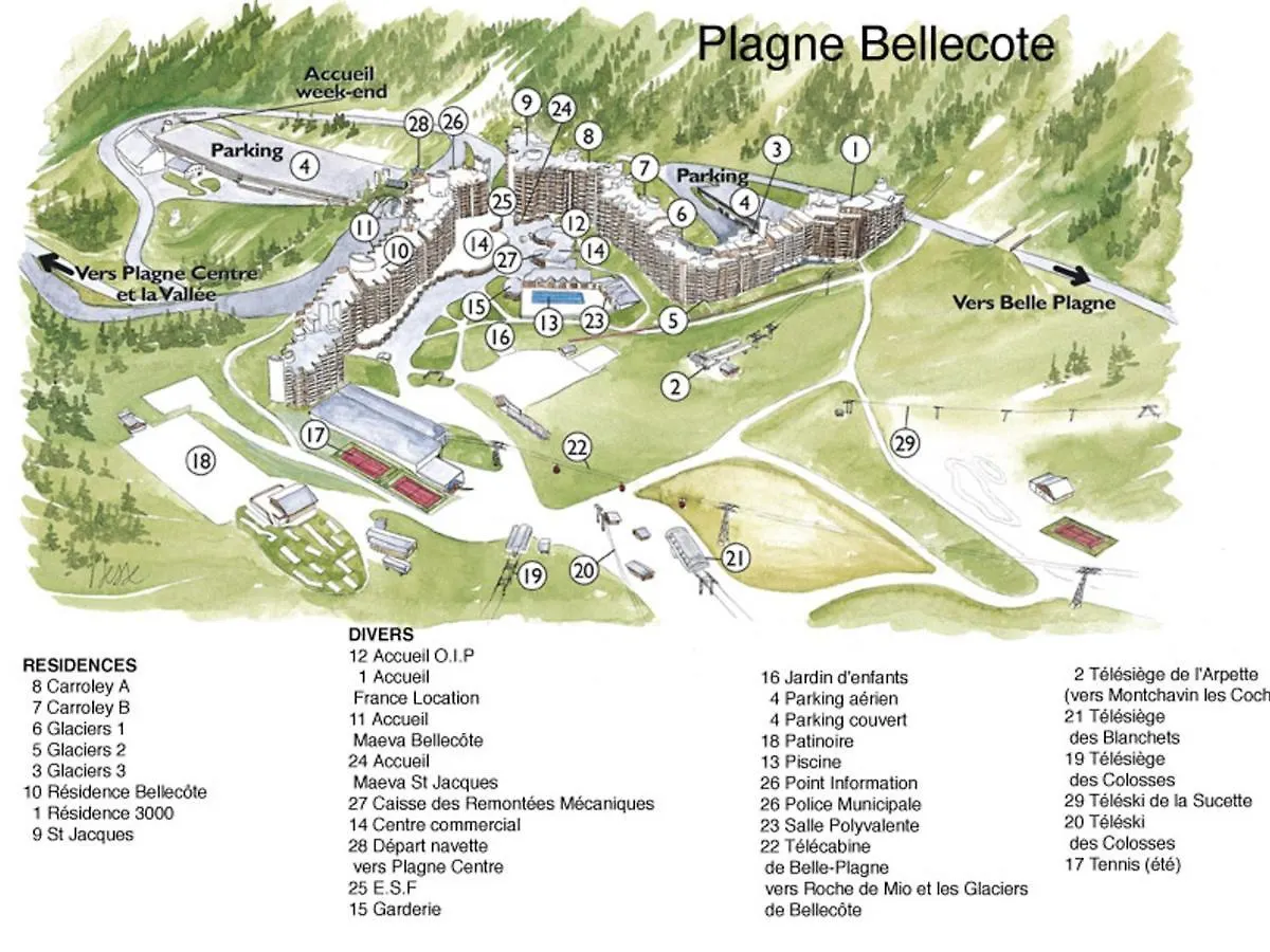 Appartement Renove | 7 Pers | Confort | 3 Pieces | Centre Station | Balcon - Fr-1-181-1937 La Plagne-Tarentaise
